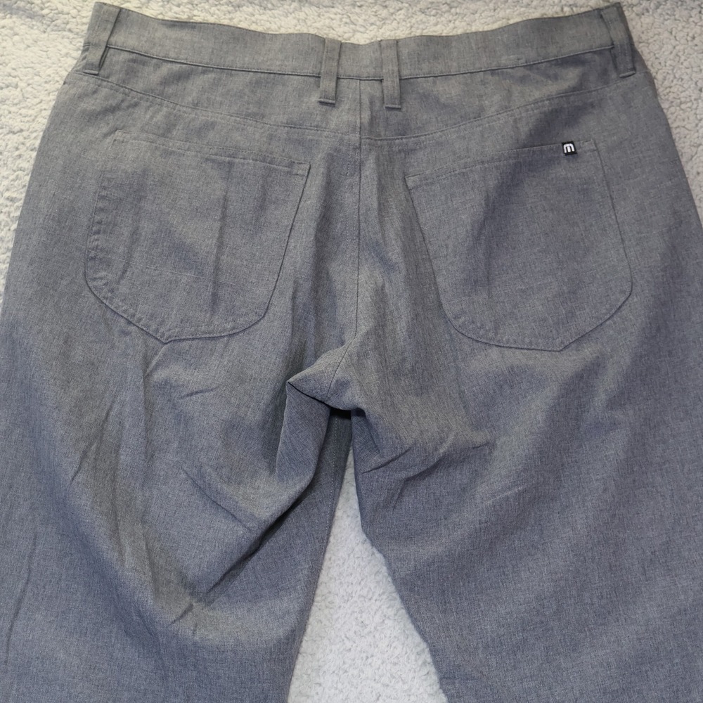 Travis Mathew Mens Grey Performance‎ Golf Pants 5-Pocket Stretchy Size 35 - Picture 3 of 10